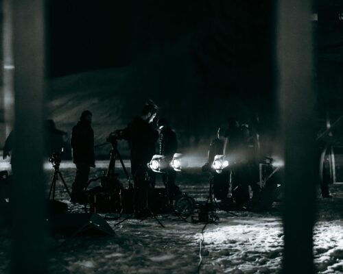 Behind the Scenes of a New Movie Behind the Scenes of a New Movie